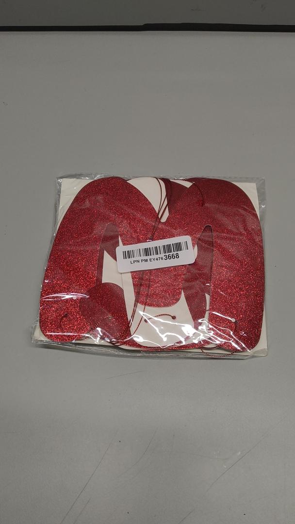 Glitter Red Letter Signs