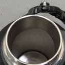 Insulated Water Bottle | Thickened Stainless Steel Vacuum Metal | Portable Sports Half Gallon Large Water Jug for Gym and Hiking with Straw, Carrier Bag, Handle Strap | BPA-Free 64 oz (Advanced Black)