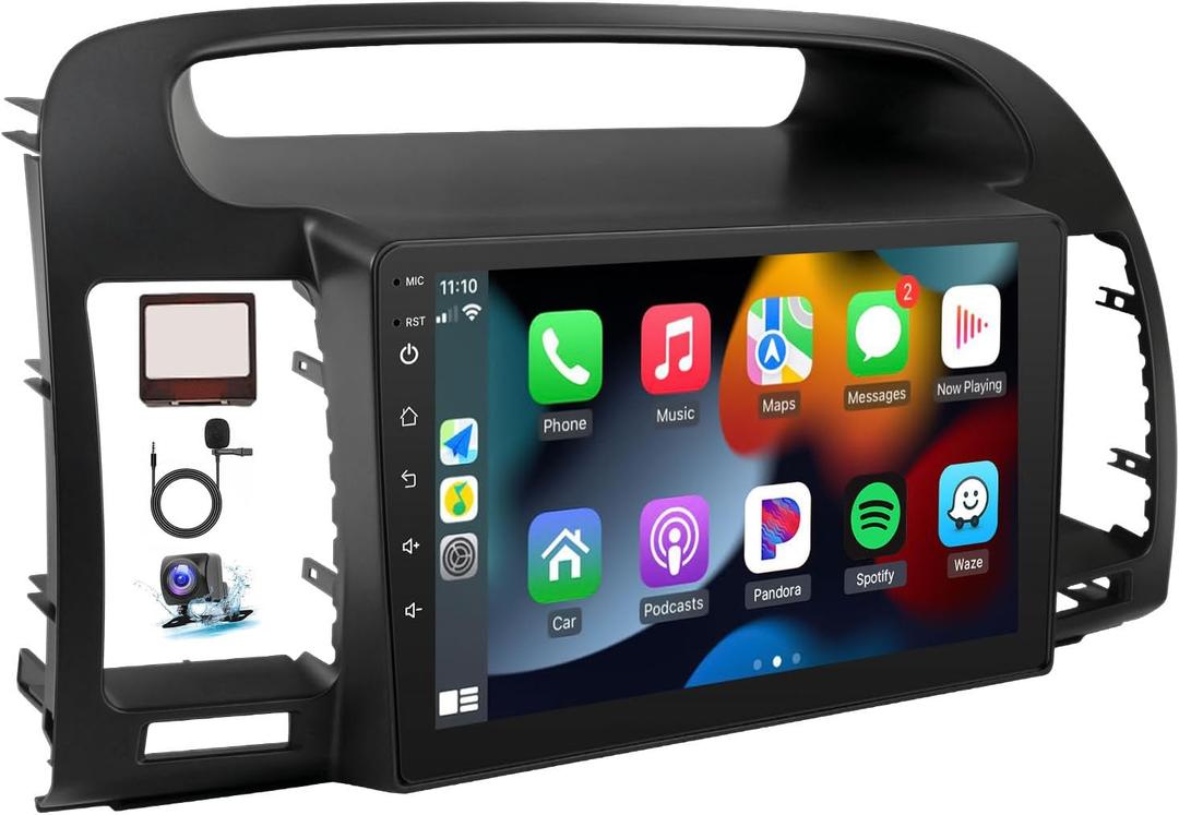 Naifay Android Car Stereo Radio for Toyota Camry (Fit-J.B.L Version) 2002 2003 2004 2005 2006 with Carplay Android Auto, 9inch Touch Screen for Toyota Camry Car Stereo Bluetooth WiFi GPS MIC Canbus
