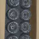 Crystal Whiskey Glasses Set of 8(Buy 6, get 2 Free), 11 OZ Old Fashioned Whiskey Glasses, Bourbon Cocktail Rocks Glasses, Clear Bar Glasses for Drinking Scotch Vodka Tequila Rum Gift for Men