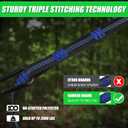 Hammock Straps – Camping Hammock Tree Straps Set, 20 ft Long Combined, 30+2 Loops, 2000 LBS Heavy Duty Strap for Hammock Suspension System Kit