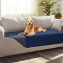 Luciphia 100% Waterproof Couch Cover Blanket for Dogs Anti-Slip Pet Couch Protector Sofa Mat Puppy Cat Blanket with Non-Slip Bottom, Navy Blue, 30x70 Inch