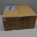 Cpintltr Modern Velvet Foot Rest Stool Upholstered Round Storage Ottomans Multipurpose Dressing Stools Luxury Home Decor Ottoman Coffee Table Top Cover Footstool with Metal Legs Pumpkin Brown