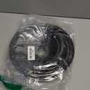 GE Black Stove Drip Pans, 10% Energy Save by Enamel Spraying Prevent Bending and Rust - Include 2 6'' Burner Drip Pans and 2 8'' Drip Bowl