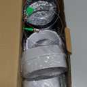 MOPHA 8FT Dryer Vent Hose for Tight Space, 90 Degree Dryer Vent Elbow with Rubber Seal Connectors, Indoor Dryer Hose Vent Kit with 6-Layer Duct, Heat Resistant Dryer Exhaust Flexible Pipe with Adapter