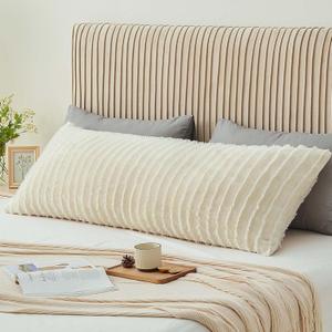 BEDELITE Body Pillow Cover with Zipper Closure, Decorative Boho Fleece Pillowcase 20 x 54 Inches, Luxury Fluffy Plush Long Body Pillow Pillowcase for All Seasons(Beige-Boho) BEDELITE Body Pillow Cover with Zipper Closure, Decorative Boho Fleece Pillowcase 20 x 54 Inches, Luxury Fluffy Plush Long Body Pillow Pillowcase for All Seasons(Beige-Boho)