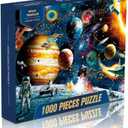 Space Travelers Jigsaw Puzzles, 1000 Piece Puzzle for Adults, Family Puzzles Game, Fun Relaxing Challenging, Impossible Puzzle, Home Wall Decor, Gift for Valentine Friends Parents Kids