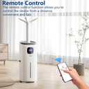 KZF 15L Humidifiers for Bedroom Large Room with a Spray Can - 2000 Sq.ft Coverage, 72Hrs Runtime, Top Fill, 26dB Quiet, 3 Mist Levels & Diffuser, Auto Shut-Off, Ready for Baby Nursery and Plants