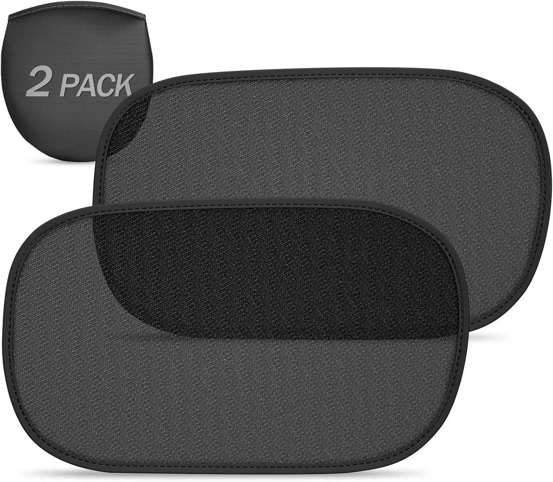2 Pack Car Window Shades for Baby, Sun Shade for Car Window, UV Rays/Sunlight Protection, 20"x12", Self-Adhesive