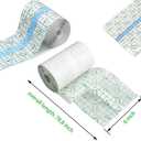 Flatoedu Tattoo Aftercare Bandage Roll 6" x 2 Yard - Waterproof Transparent Film for Tattoo Initial Healing and Skin Repair Adhesive Tattoo Supply Wrap