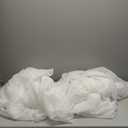 Ivory Off White Chiffon Fabric 60x150 inches, Pack of 2