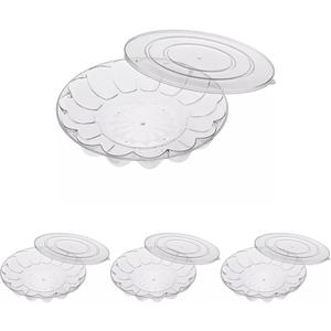 Hanna K. Signature Collection Stylish Premium Clear Plastic Heavyweight Deviled Egg Tray  1 Pc. - Easy to Clean, Durable, and Reusable (Pack of 4)
