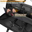 TORIBIO Double Rifle Case Soft Bag Gun Case Tactical for Rifle Firearm Storage, Transportation and Hunting Shooting Range, Rifle Backpack, 42" x 12"