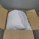 Full Size Mattress Topper for Back Pain, Cooling Extra Thick Mattress Pad Cover with 8-21 inch Deep Pocket, Plush Pillow Top Mattress Topper Overfilled with Down Alternative, Full Size, White