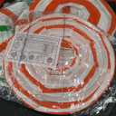 10 Inch Peach Paper lanterns, Chinese Japanese Lanterns Bridal Shower Wedding Birthday Party Supplies(Set of 8, Multicolor)