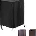 Saking Propane Tank Cover Fit for 20 lbs Square Propane Tank, Waterproof Gas Tank Storage Side Table Cover Outdoor Fire Table - 17"L x 17"W x 20"H