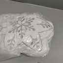 YRXRUS Christmas Snow Pillows, Snow Shaped Pillow, Large Cute Green Snowflake Pillow for Gifts, Christmas Decorations Throw Pillows for Party, Her, Kids, Girls Xmas Home Decor 17x17 Inches