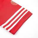 Custom Mens/Youth Football Stitched T-Shirt for Sports Fan Red/White No Brand/Logos (Large)