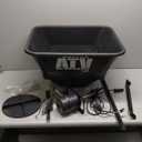 Buyers Products ATVS100 ATV All-Purpose Broadcast Spreader 100 lbs. Capacity with Rain Cover , Black