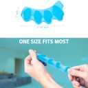 4 x Toe Separators Bunion Corrector - Toe Spacers Yoga Toes Separators for Foot Pain Relief for Hammertoes - Toe Stretcher for Men and Women - 1 Pair - Blue