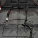 Siivton Kids Booster Seat Protector Mat, Thick, Anti-Slip, Waterproof, with Mesh Pockets for Toys & Snacks, Fits Most Cars, Black - 2 Pack