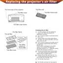 AWO MU03642/MU05661/003-002119-01 Replacement Air Dust Filter for HITACHI CP-SX635,CP-WUX645N,CP-WX625,CP-WX645,CP-X505W,CP-X608,CP-X615,CP-X705,CP-X807,CP-X809 for CHRISTIE LW400,LWU420,LX400