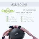Soft Exercise Ball, Anti-Burst Pilates Yoga Ball Chair Supports 2200lb, Workout Equipment w/ Pump for Women Pregnancy, Medicine, Birthing, Physical Therapy, Stability, Excersing, Birth, Swiss, Fitness