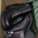 DREAM PAIRS Women's Ankle Boots Chunky Heel Platform Fall Heeled Short Booties Shoes Size 7.5