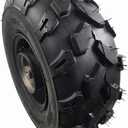 CLEO 19 * 7-8 Black Rear Wheel Assembly For Coleman Trail BT200X CT200U CT200U-EX Mini Bike