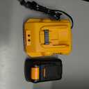 20v Max Battery Replacement for Dewalt Battery 5.0Ah with DCB112 Battery Charger Station for DCB200 DCB120