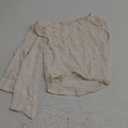 MakeMeChic Women's Floral Lace Asymmetrical Neck Tank Top Knot Sleeveless Fitted Shirt, No Size