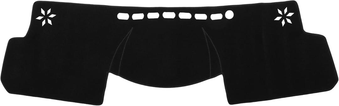 Dashboard Cover Mat Compatible for Toyota Prius V 2012-2020 Polyester Black Interior Trim Dash Cover Mat Pad