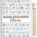 ADHD Cleaning Planner for Adults  Undated Daily, Weekly & Monthly Cleaning Schedule & Checklist  Household Chores Organizer Notebook for Home Management, Routine Tracking & Family Cleaning Tasks