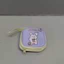 DTMNEP Cute Rabbit Kids Earbuds, Wired Earphones & In-Ear Headphones with Microphone and Storage Case - Gifts for School Girls and Boys (Blue)