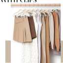 Cozymood Velvet Skirt Hangers - Pack of 24 - Velvet Hangers with Clips Ultra Thin Non Slip Velvet Pants Hangers Space Saving Clothes Hanger for Trouser, Skirts, Jeans, Dress (Beige)