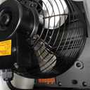 8 Inch Shutter Exhaust Fan, 760 CFM High-Speed Wall Mounted Exhaust Fan, 40dB Quiet Cooling Ventilation Attic Fan for Shed, Garage, Greenhouse, Basement, Chicken Coop, Generator Room, Black