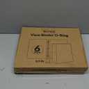 SUNEE 1/2 Inch Binders 3 Ring 6 Pack, 3 Ring Binders Half Inch Clear View PVC-Free (Fit 8.5x11 Inches) for School Binder or Office Binder Supplies, Classic 6 Colors