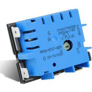 WB24X25013 Infinite Control Switch Replace for GE Range, 191d4774p005 Control Switch, Replacing Models 191d4774p005, 4464832, AP5999509, WB24X25013 Electric Range