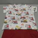 Coco&RARA Toddler Boy Clothes Outfits Kid Summer Hawaiian Print T-Shirt + Elastic Waist Pockets Shorts Clothes Set (Red), Size: 3-4T
