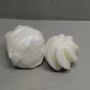 2 Pcs Decorative Pillar Candles Modern Aesthetic Knot Ball Swirl Candles Scented Soy Wax Ribbed Decor for Home Shelf Table Room Decor Christmas Holiday Housewarming Gift