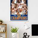 NBA New York Knicks - 2026 NBA Finals Champions Wall Poster, 34L" x 22.4W", White Framed Version
