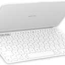 Logitech Keys-to-GO 2 Portable Wireless iPad Keyboard with Built-in Cover, Slim and Compact Bluetooth Keyboard for iPad, iPhone, Mac, and Apple TV, Easily Switch with Devices - Pale Grey