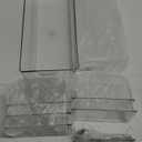 Condiment Tray with Stainless Steel 5 Spoons, 5 Forks and 1 Clip, Chilled Condiment Server, Condiment Server, Bar Garnish Holder on Ice, Bar Accessories Fruit and Salad with Removable Trays and Lid (Rectangular)