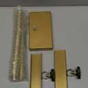 GRETJOB Adjustable Tabletop Easel Stand, 29" Picture Easels for Display Metal Picture Frame Holder Stand Table for Art, Photo (Gold)