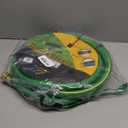 HQMPC Garden Hose 5/8"IDx20' Hose Durable PVC Non Kinking Heavy Water Hose with Brass Hose Fittings (20 FEET)