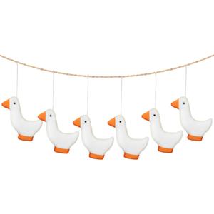 Oudain Stuffed Silly Goose Garland One Silly Goose Birthday Decorations for Girl Boy Baby Shower Decorations High Chair Banner Wall Decor for Nursery 1st Birthday Party Decor Photo Prop Supplies