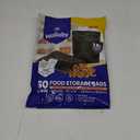 Wallaby 60 Count 1-Gallon Gusset Mylar Bags with 400cc Oxygen Absorbers, 15 Mil Total Thicker Long-Term Food Storage Pouches, 10x14 Stand-Up Resealable Heat-Sealable Airtight Packaging - Matte Black (1-Gallon 60 Pack, Matte Black)