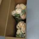 Zeyune 3 Pack 12 Inch Wedding Bouquets for Bride Bridesmaid Red Artificial Rose Bouquet Fake Silk Roses Flowers Bunches Bulk for Home Office Garden Parties(Champagne)