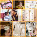 100 PCS Sticker Paper for Inkjet Printer, Printable Vinyl Sticker Paper Dries Quickly Vivid Colors, 8.5"x11" Tear Resistant Printable Vinyl, Glossy White, Inkjet & Laser Printer