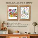Adult Coloring Book Set,Spiral Bound Coloring Books for Adults Relaxation with 36 Colors Non-Toxic Markers, Anxiety Relief Gifts with 30 Patterns Included Mandala Animal Flowers